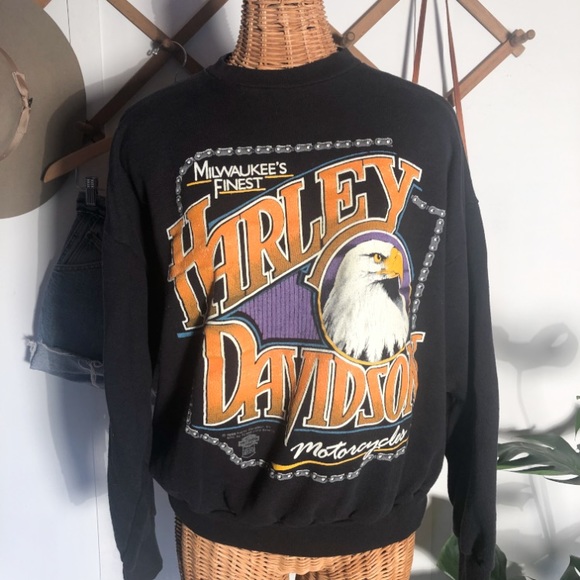 Harley-Davidson Tops - Vintage 1989 Harley-Davidson Sweatshirt